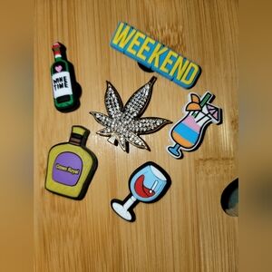 Crocs Croc Charms lot of Weekend Themed Jibbitz‎  New